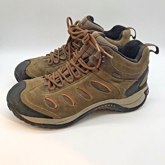 Merrell Reflex II Waterproof Hiking Boots Men's 13 Brown Mid Lace Up Trail Shoes - Picture 3 of 13